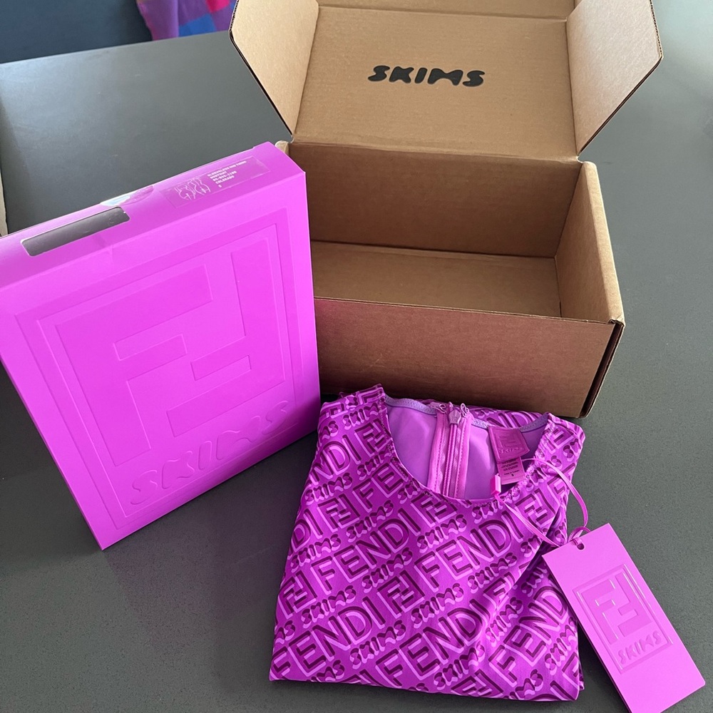 Fendi skims mid thigh body suit